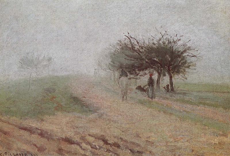 Camille Pissarro fog hole